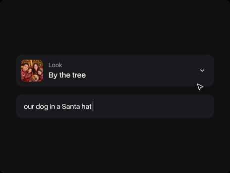 The look tile with By the tree picked and the optional details field